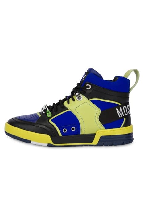 STREETBALL HIGH SNEAKERS BLUE by Moschino