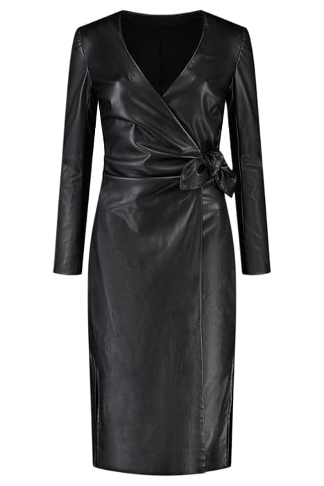 MARA WRAP DRESS BLACK by Fifth House