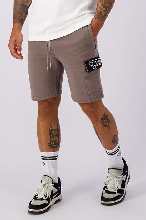 COMMANDER SWEATSHORTS BROWN by Black Bananas