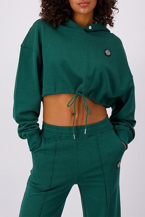 MONOGRAM HOODIE DARK GREEN by Black Bananas