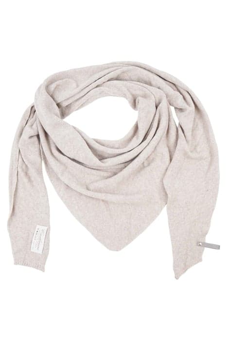 SCARF TRIANGLE BEIGE WITH CASHMERE BEIGE by Mucho Gusto