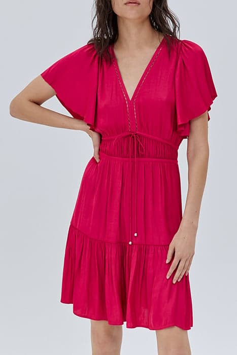 TANGY FUCHSIA RUFFLED DRESS by IKKS