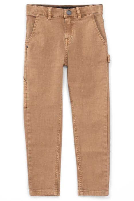 BOYS’ CAMEL CARPENTER-STYLE STRAIGHT TROUSERS by IKKS