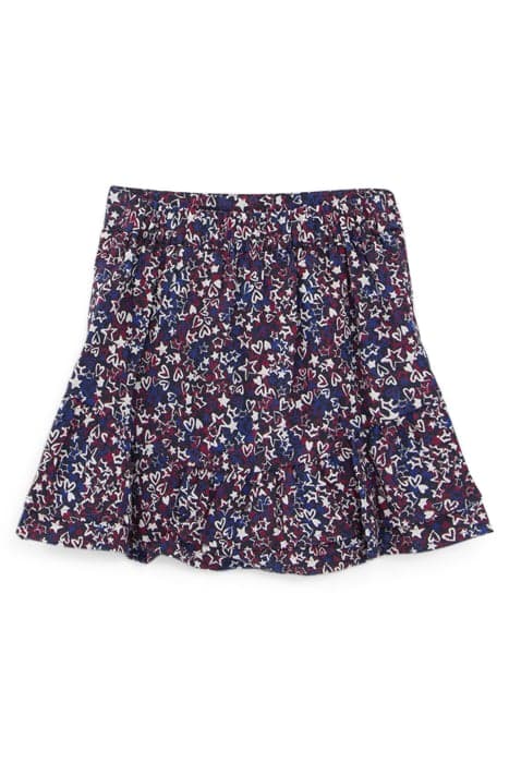 GIRLS’ NAVY STARS AND HEARTS LENZING™ ECOVERO™ SKIRT by IKKS