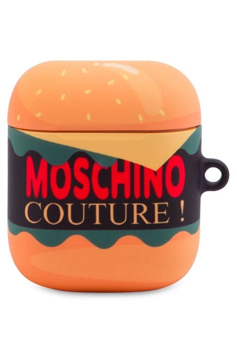 HAMBURGER AIRPODS HOLDER MULTICOLOR by Moschino