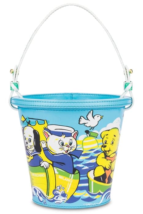 BEACH BUCKET BAG MULTICOLOR by Moschino