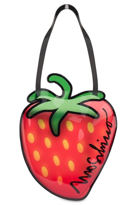 STRAWBERRY BAG RED by Moschino