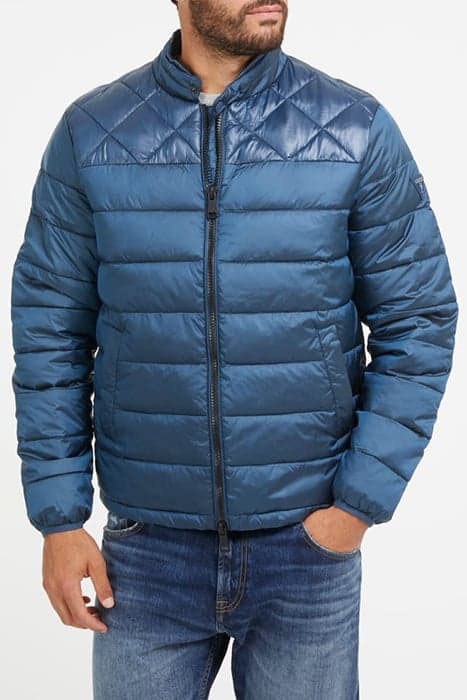 LIGHT PUFFA JACKET SOUTH COAST BLUE MUL by Marciano by Guess