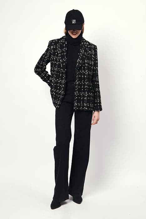 PEARSON BOUCLÉ BLAZER BLACK/WHITE by Dante6