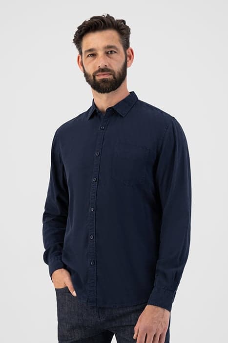 SHIRT TENCEL DK. INDIGO by Dstrezzed