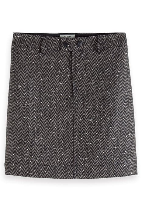 HERRINGBONE SEQUIN MINI SKIRT SEQUIN HERRINGBONE by Scotch & Soda