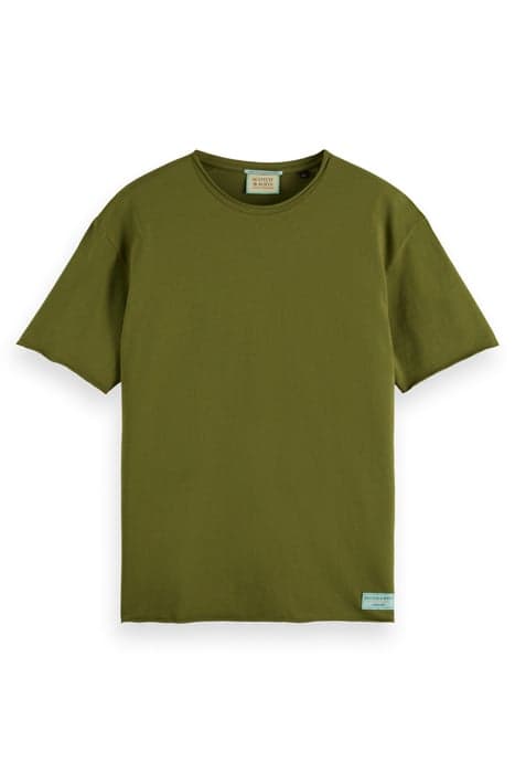 RAW EDGE T-SHIRT ARMY by Scotch & Soda