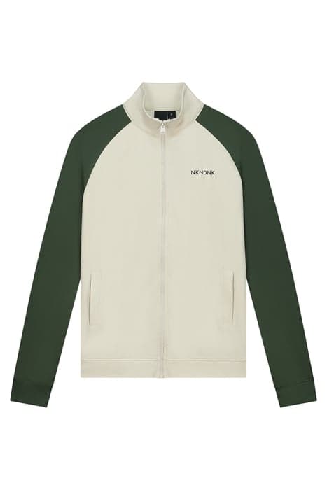 COLORBLOCK TRACKJACKET HUNTER GREEN by NIK & NIK