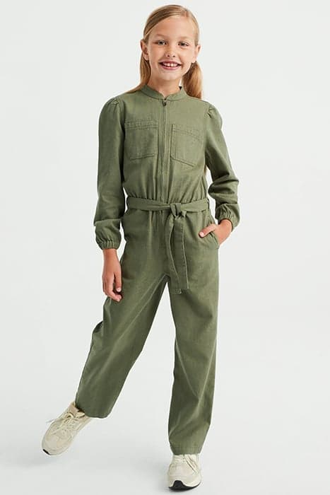 JUMPSUIT DARK GREEN by WE Fashion