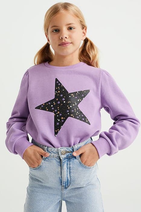 SWEATER LILAC by WE Fashion