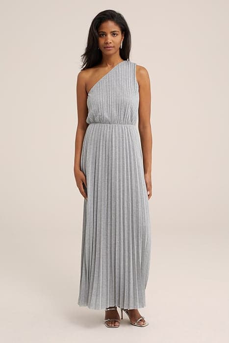 DRESS MAXI LENGTH SILVER by WE Fashion