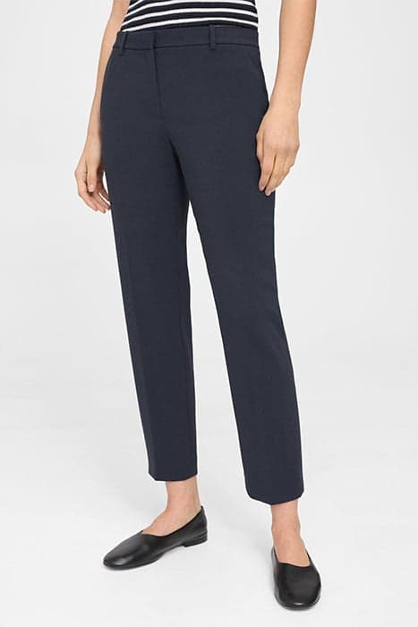 TREECA PANT IN ADMIRAL CREPE NOCTURNE NAVY by THEORY