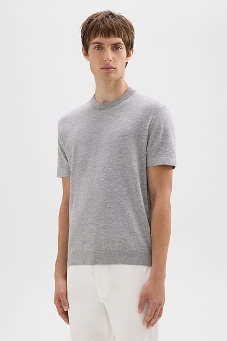 SARIOR TEE IN LIGHT BILEN LIGHT GREY HEATHER by THEORY