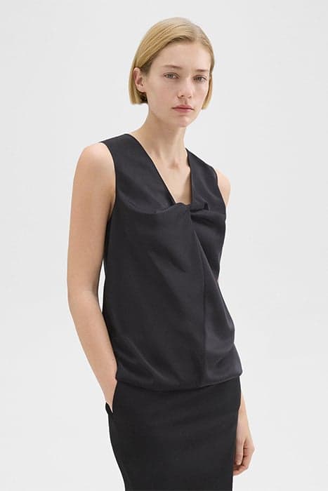 TWISTED SLEEVELESS TOP BLACK by THEORY