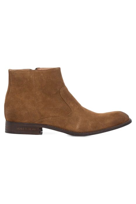 BROWN SUEDE ZIPPED BOOTS CAPPUCINO by IKKS