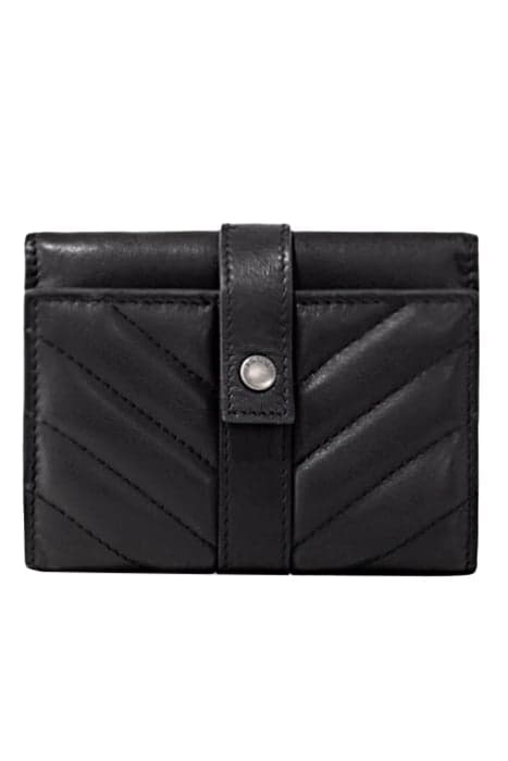 LEATHER 1440 TRADER WALLET BLACK by IKKS