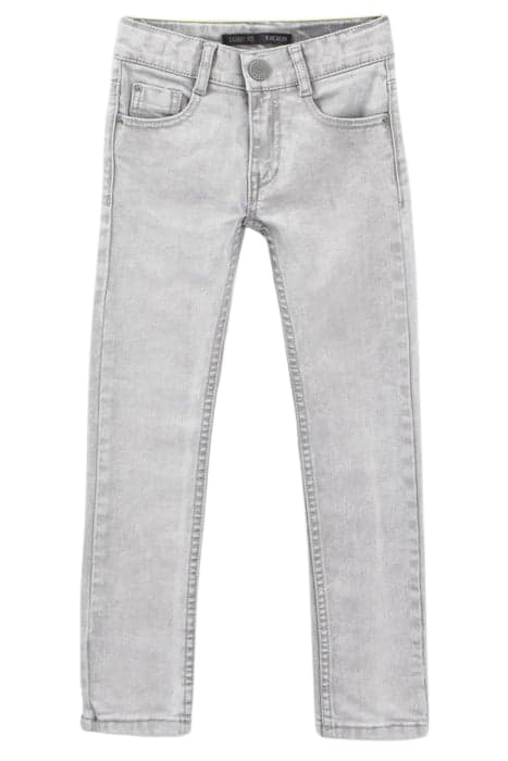 BOYS’ GREY SKINNY JEANS WITH REFLECTIVE DETAILS WHITE GREY by IKKS