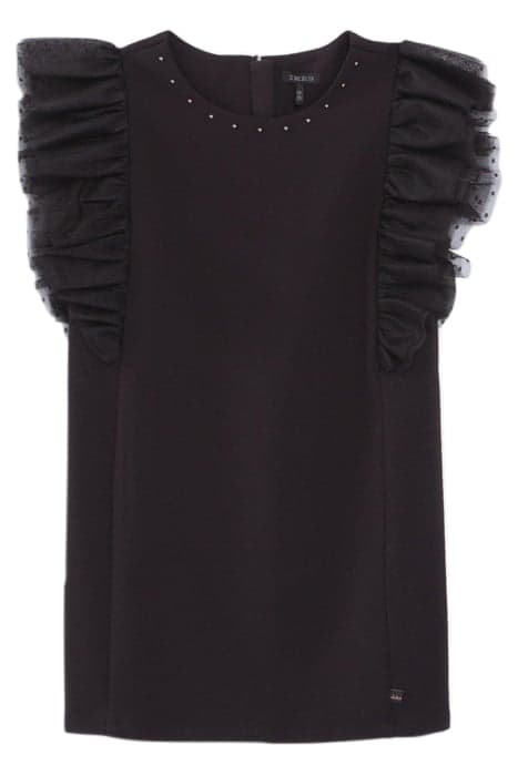 GIRLS’ BLACK RUFFLED TULLE DRESS BLACK by IKKS