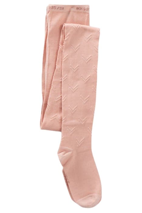 GIRLS’ PINK CHEVRON MOTIF KNIT TIGHTS PINK by IKKS