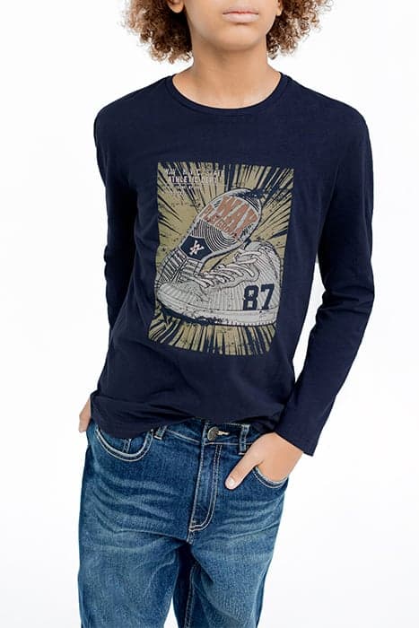 BOYS’ NAVY TRAINERS’ IMAGE T-SHIRT NAVY by IKKS