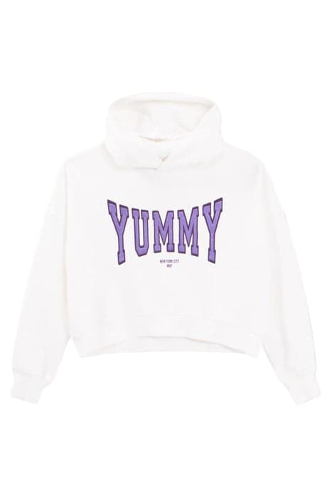 GIRLS’ OFF-WHITE HOODIE WITH EMBROIDERED XL LETTERS OFF-WHIT by IKKS