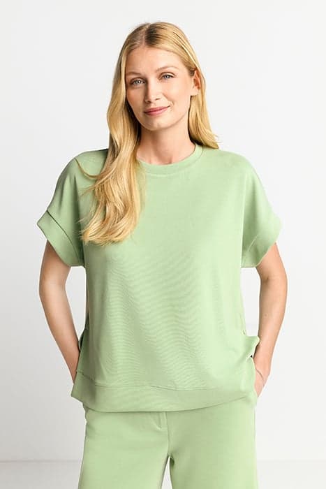 TENCEL PEACHED SHIRT MATCHA by Rich & Royal