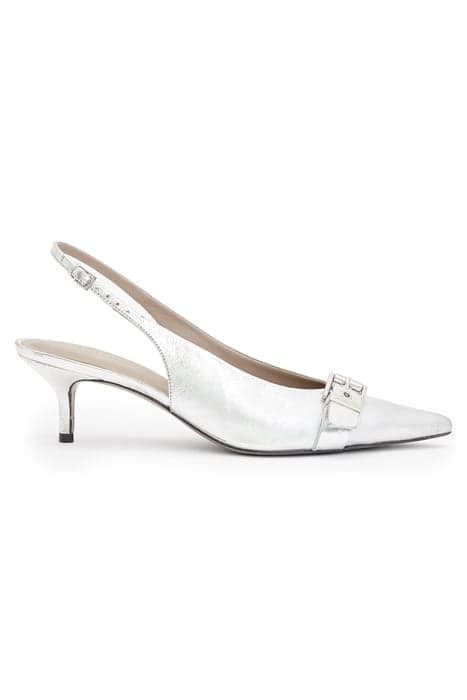 SELINA SLINGBACK HEE METALLIC SILVER by AllSaints