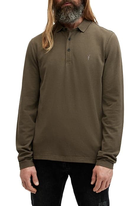 REFORM LS POLO ASH KHAKI GREEN by AllSaints