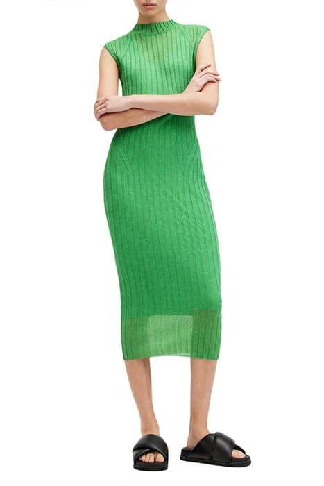 PATRICE DRESS BRIGHT GREEN by AllSaints