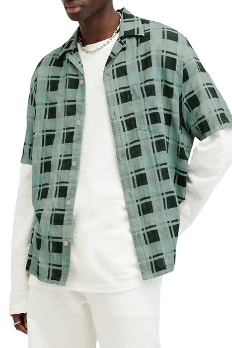 BIG SUR SS SHIRT SHAMROCK GREEN by AllSaints