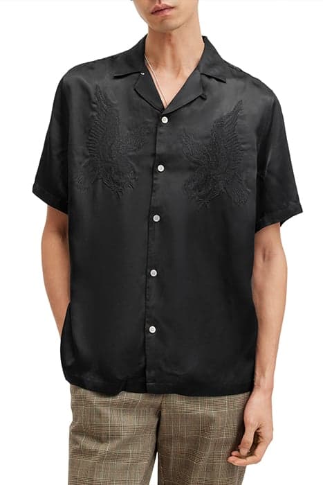 AQUILA SS SHIRT JET BLACK by AllSaints