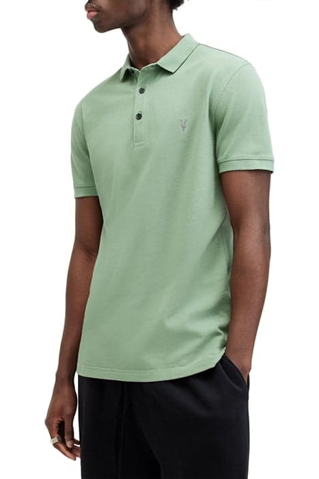 REFORM SS POLO SHAMROCK GREEN by AllSaints