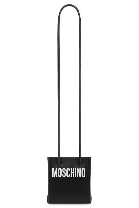 SMALL SHOULDER SHOPPER BLACK by Moschino