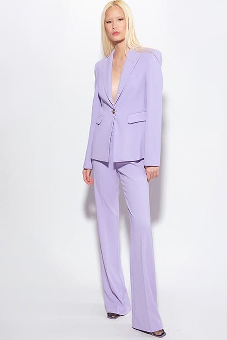 HULKA PANTALONE CREPE STRETCH LILAC DARK SORBET by PINKO