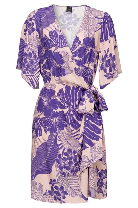 ACCOLTO ABITO MAROCAINE STAMPA TROPICAL NUDE/PURPLE by PINKO