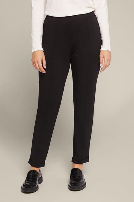 STRAIGHT TROUSERS BLACK by Elena Mirò