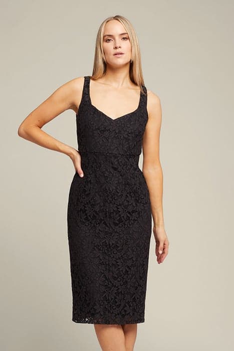 LACE SHEATH DRESS BLACK by Elena Mirò