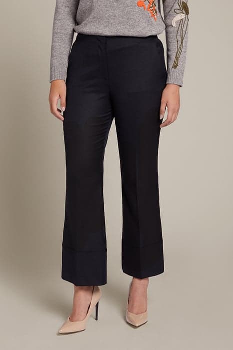 KICK FLARE TROUSERS BLUE by Elena Mirò