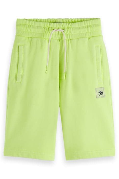 LONGER-LENGTH - GARMENT-DYED SWEATSHORTS LIGHTHOUSE LIME by Scotch & Soda