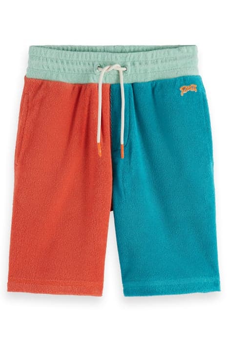 MID-LENGTH - COLOUR-BLOCK TOWELLING SWEATSHORTS COLOURFUL BL by Scotch & Soda