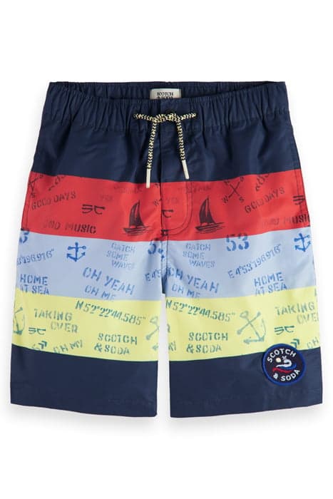 LONG-LENGTH COLOURBLOCK BOARD SHORTS COLOURBLOCK by Scotch & Soda