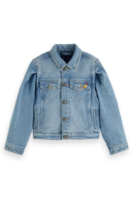 TRUCKER JACKET WITH PUFF SLEEVES - ALL OR NOTHING by Scotch & Soda