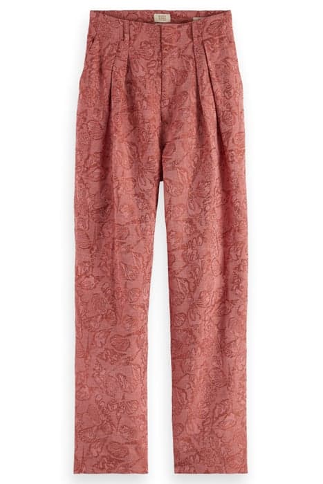 FAYE - SHELL JACQUARD PANT SHELL BATIK TERRACOTTA by Scotch & Soda