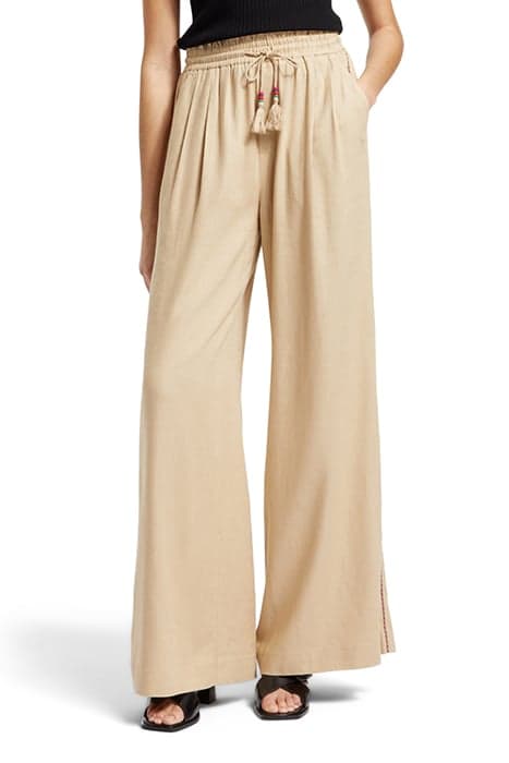 LINEN PULL-ON PANT MOCCA by Scotch & Soda