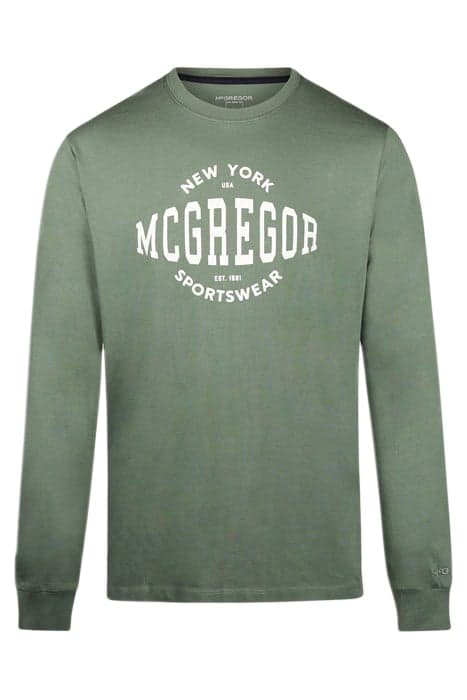 LONG SLEEVE GRAPHIC T-SHIRT DARK SAGE by McGregor